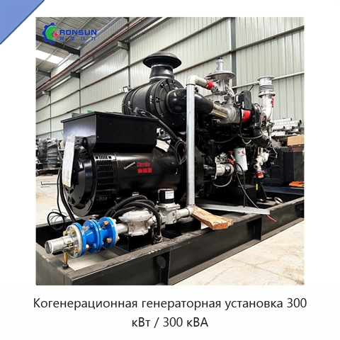 Когенерационная генераторная установка 300 кВт / 300 кВА