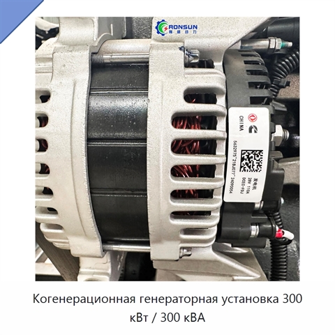 Когенерационная генераторная установка 300 кВт / 300 кВА