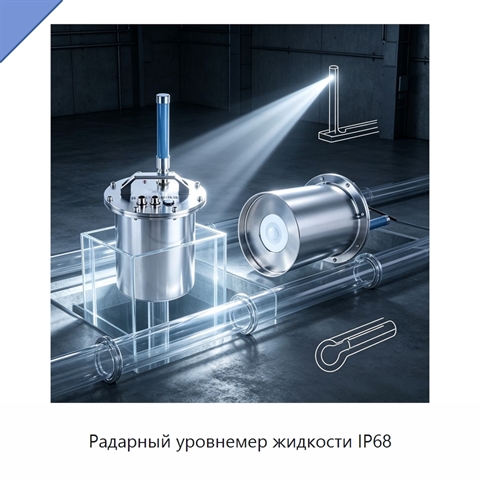 Радарный уровнемер жидкости IP68