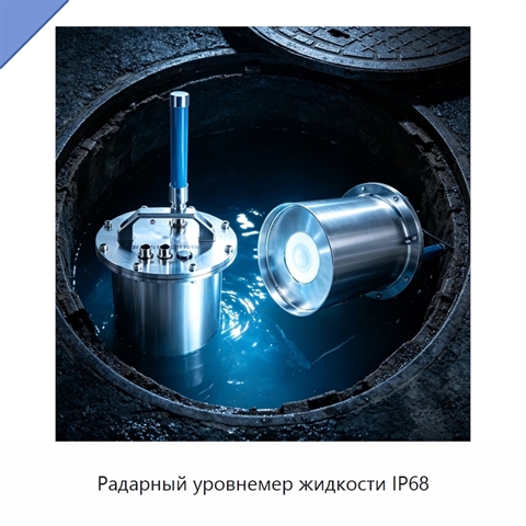 Радарный уровнемер жидкости IP68