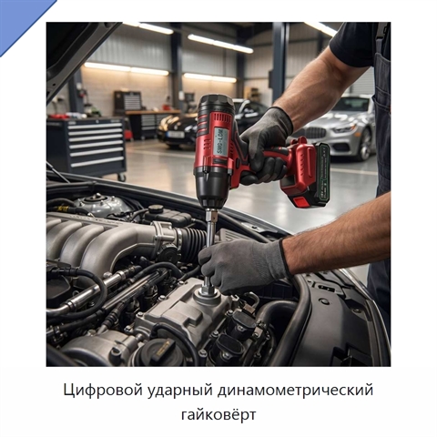 Цифровой ударный динамометрический гайковёрт