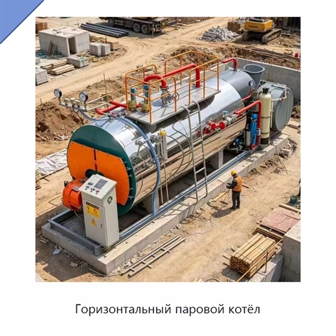 Горизонтальный паровой котёл
