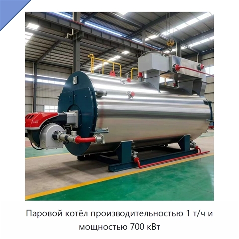 Паровой котёл производительностью 1 т/ч и мощностью 700 кВт