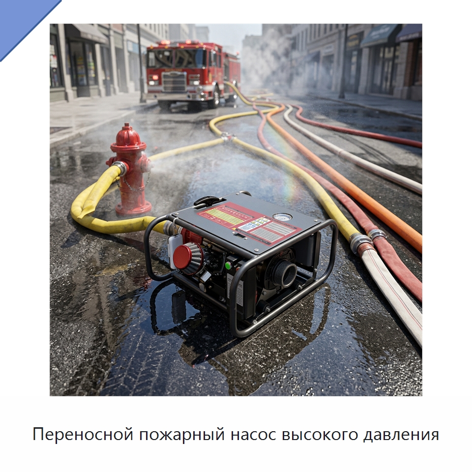 Переносной пожарный насос высокого давления — Насосы