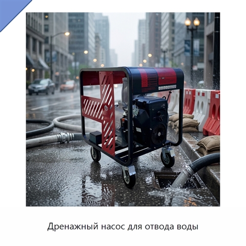Дренажный насос для отвода воды
