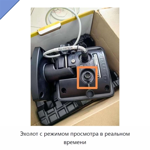 Эхолот с режимом просмотра в реальном времени