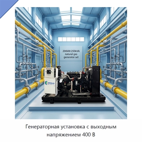 Генераторная установка с выходным напряжением 400 В