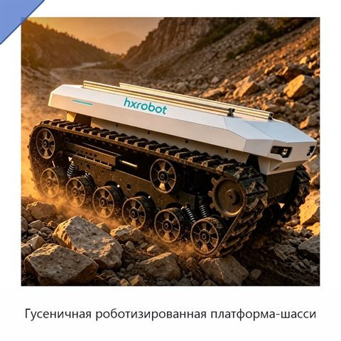 Гусеничная роботизированная платформа-шасси