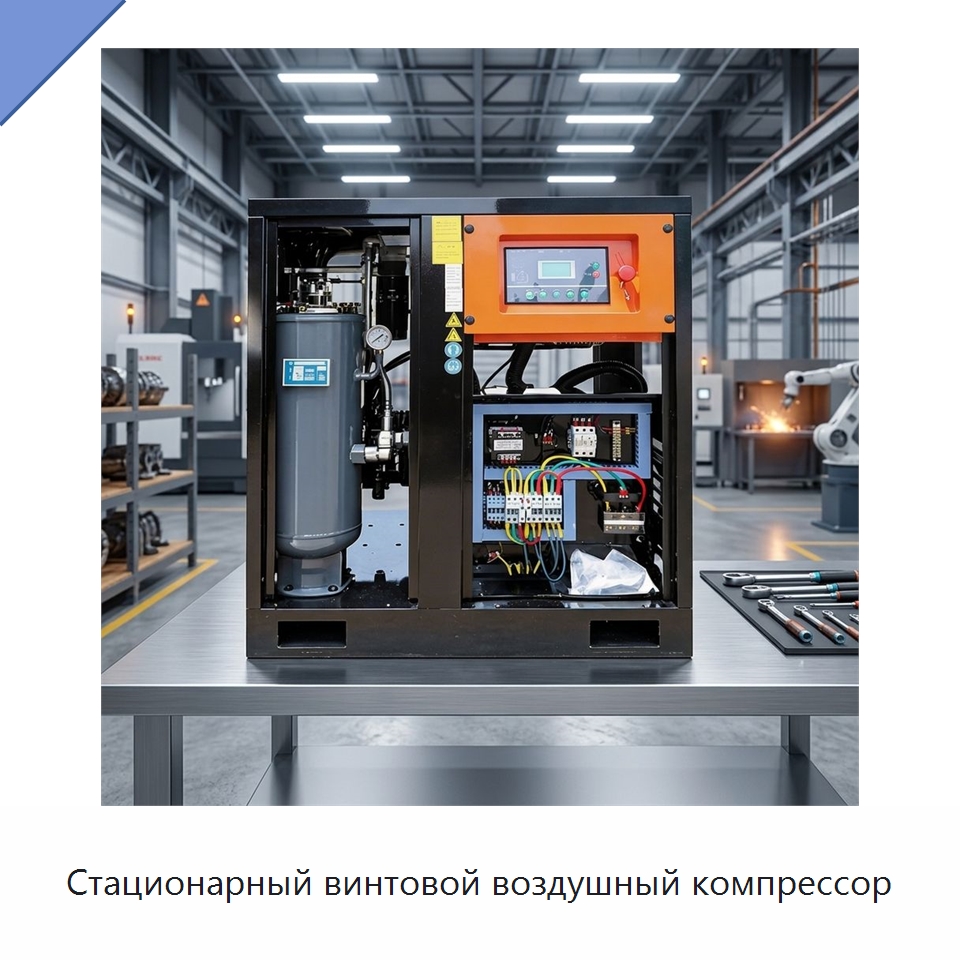 Стационарный винтовой воздушный компрессор — Промышленные компрессоры