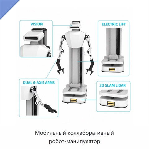 Мобильный коллаборативный робот-манипулятор