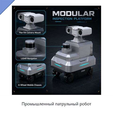 Промышленный патрульный робот