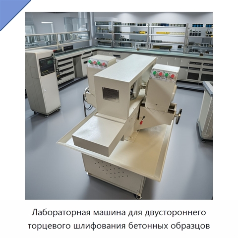 Лабораторная машина для двустороннего торцевого шлифования бетонных образцов
