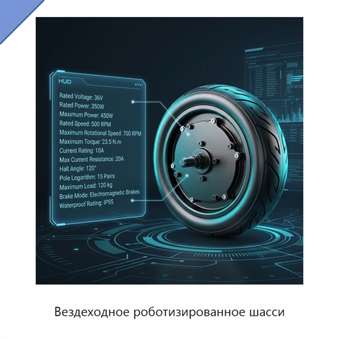 Вездеходное роботизированное шасси
