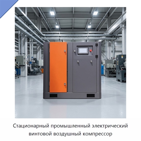 Стационарный промышленный электрический винтовой воздушный компрессор