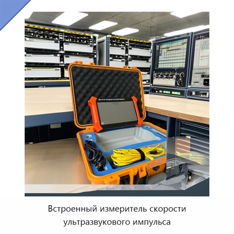 Встроенный измеритель скорости ультразвукового импульса