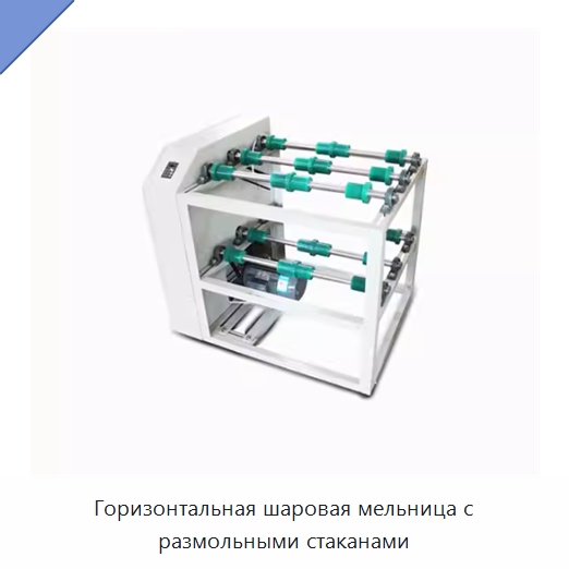 Горизонтальная шаровая мельница с размольными стаканами — Специальные лабораторные принадлежности