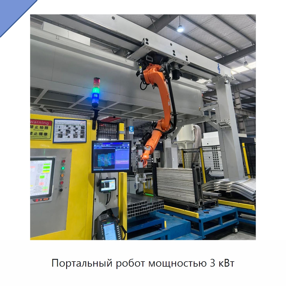 Портальный робот мощностью 3 кВт — Линейные роботы