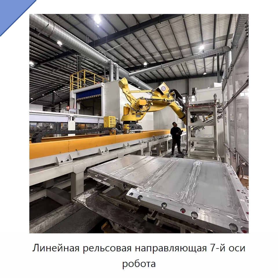 Линейная рельсовая направляющая 7-й оси робота — Линейные роботы