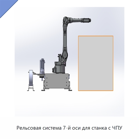 Рельсовая система 7-й оси для станка с ЧПУ