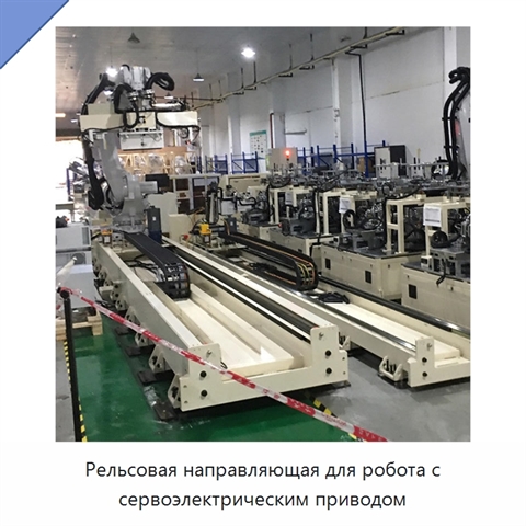 Рельсовая направляющая для робота с сервоэлектрическим приводом