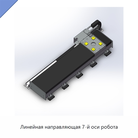 Линейная направляющая 7-й оси робота