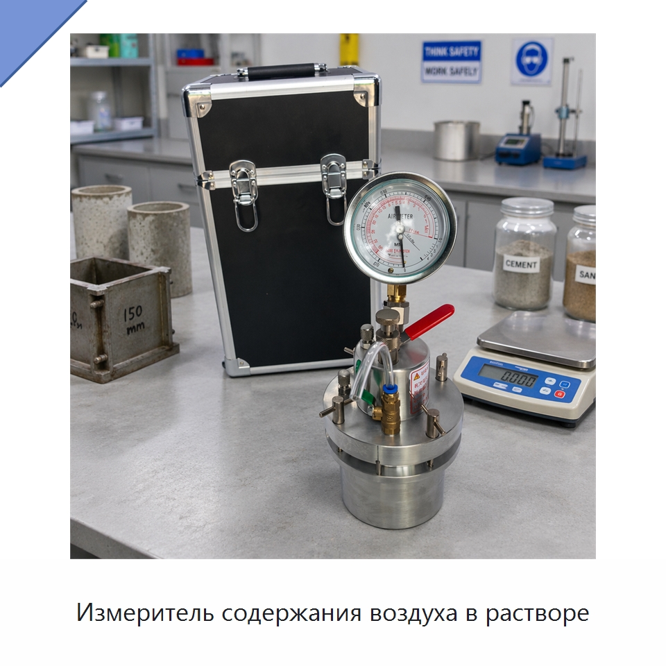 Измеритель содержания воздуха в растворе — Испытательное оборудование