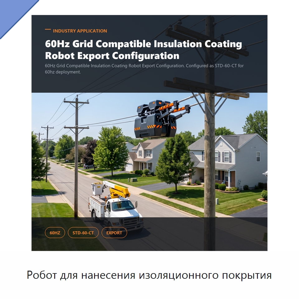Робот для нанесения изоляционного покрытия — Специальные изделия среднего и высокого напряжения