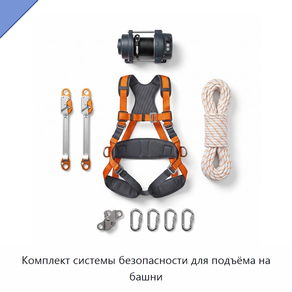 Комплект системы безопасности для подъёма на башни — Специальные изделия среднего и высокого напряжения