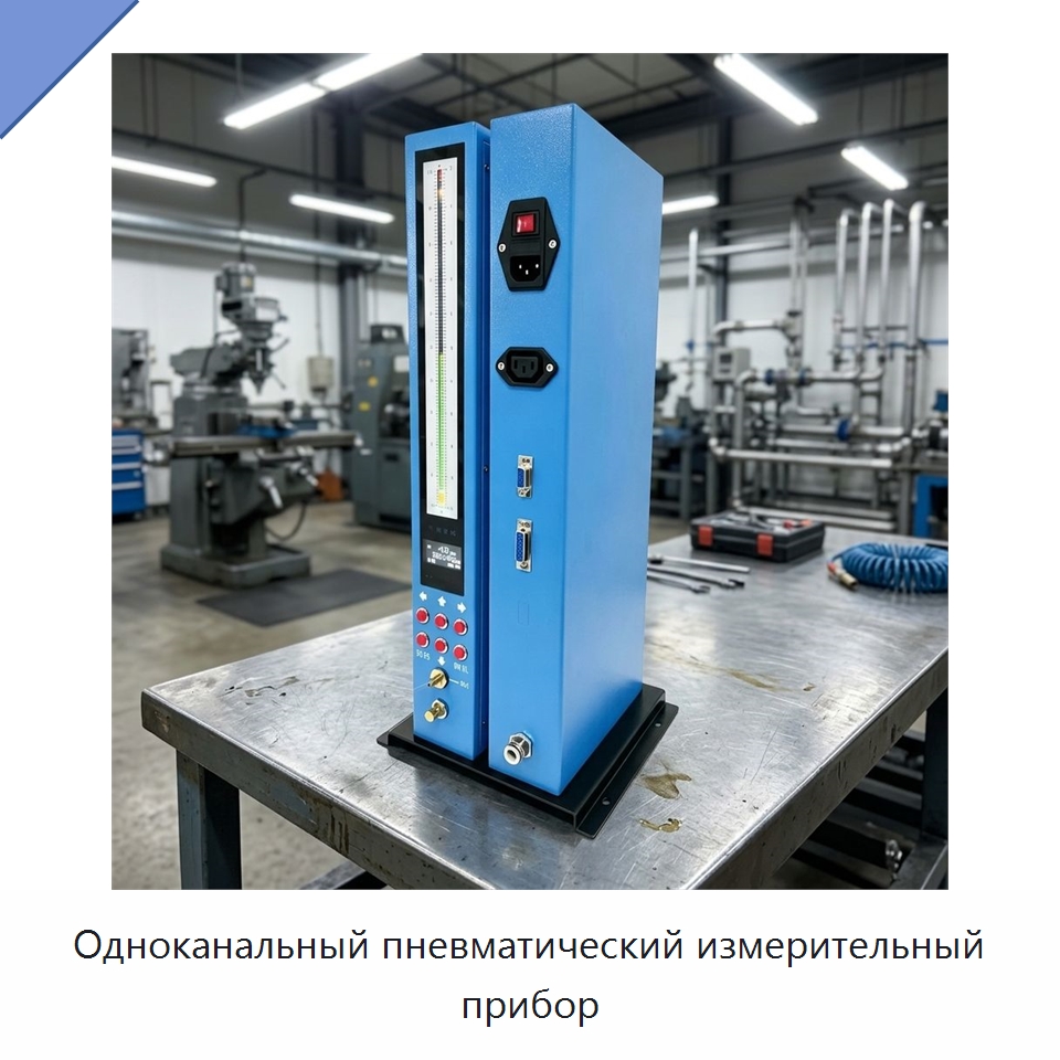 Одноканальный пневматический измерительный прибор — Специальные испытательные приборы