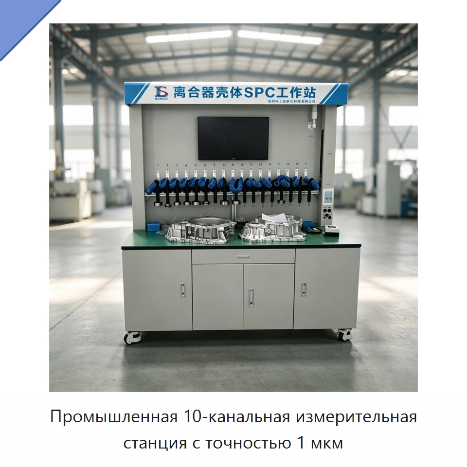 Промышленная 10-канальная измерительная станция с точностью 1 мкм — Специальные измерительные и контрольные инструменты