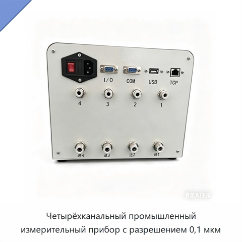 Четырёхканальный промышленный измерительный прибор с разрешением 0,1 мкм