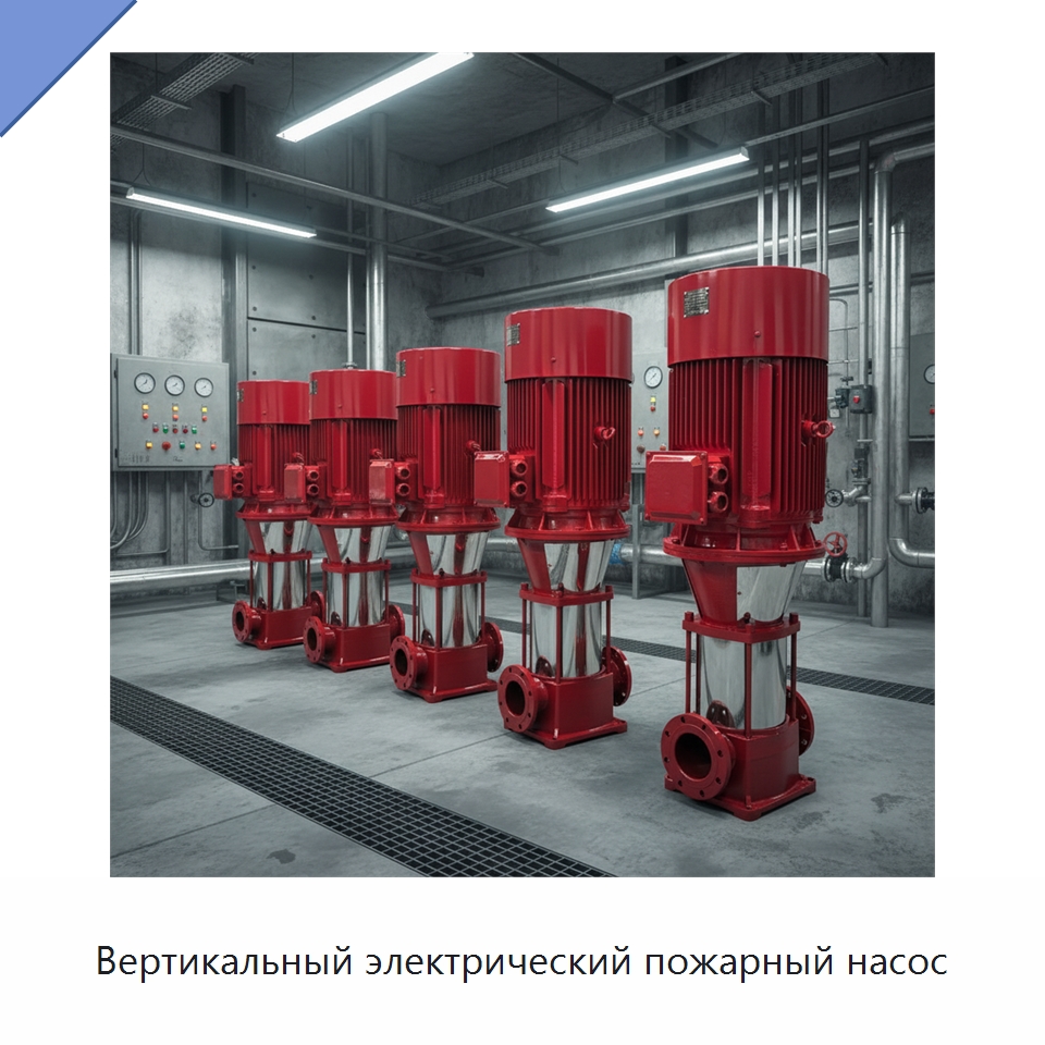 Вертикальный электрический пожарный насос — Насосы