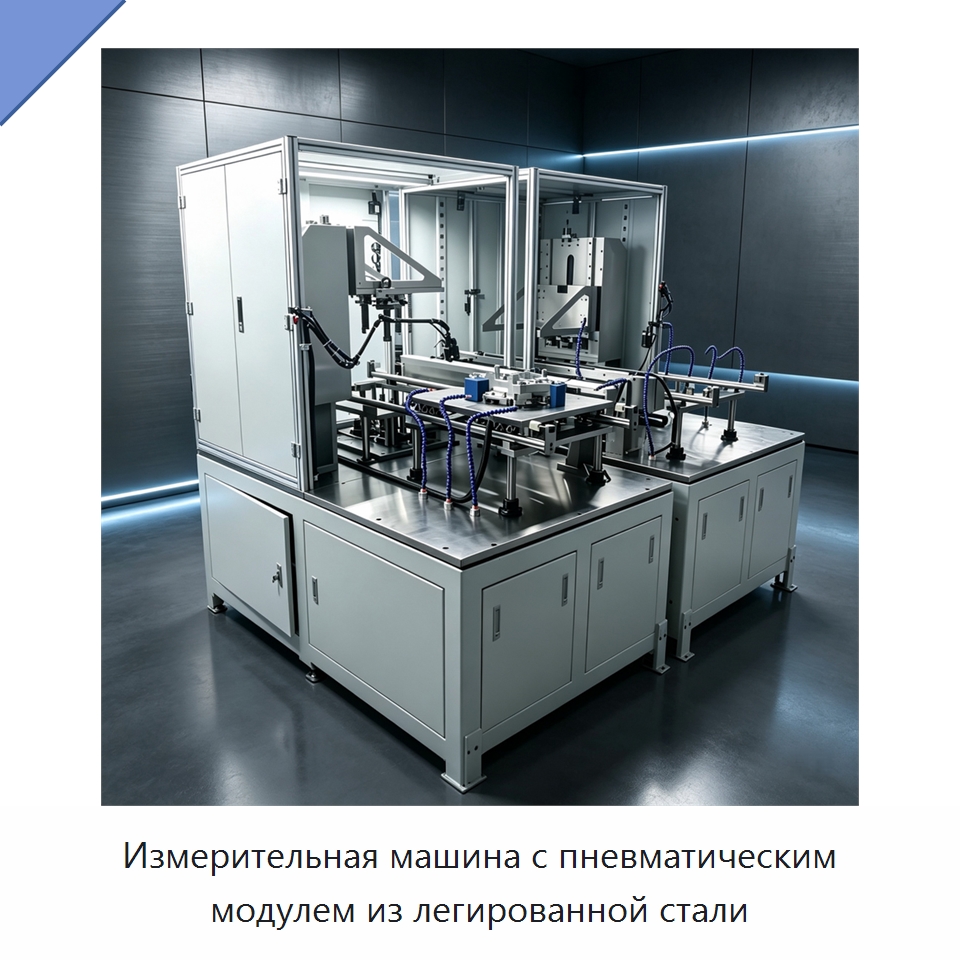 Измерительная машина с пневматическим модулем из легированной стали — Испытательное оборудование