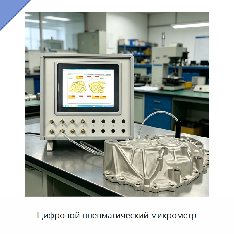 Цифровой пневматический микрометр — Испытательное оборудование