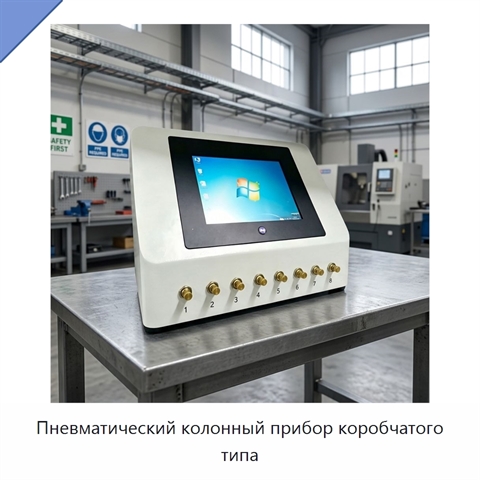 Пневматический колонный прибор коробчатого типа
