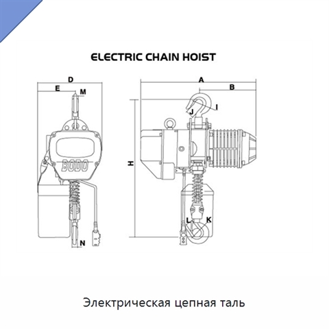 Электрическая цепная таль
