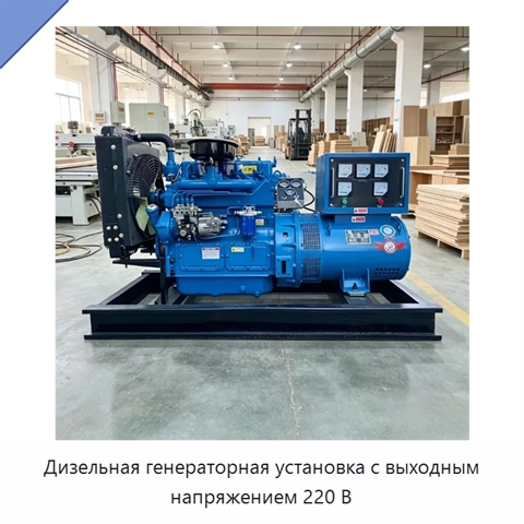 Дизельная генераторная установка с выходным напряжением 220 В