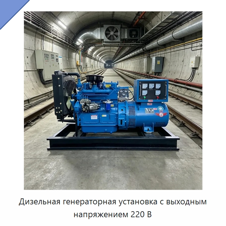 Дизельная генераторная установка с выходным напряжением 220 В — Генерация электроэнергии