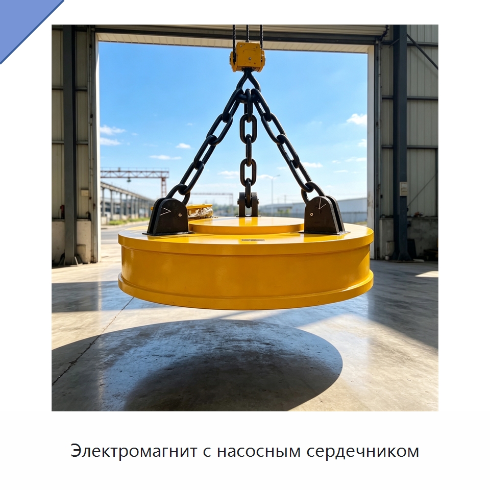 Электромагнит с насосным сердечником — Навесное оборудование для строительной техники