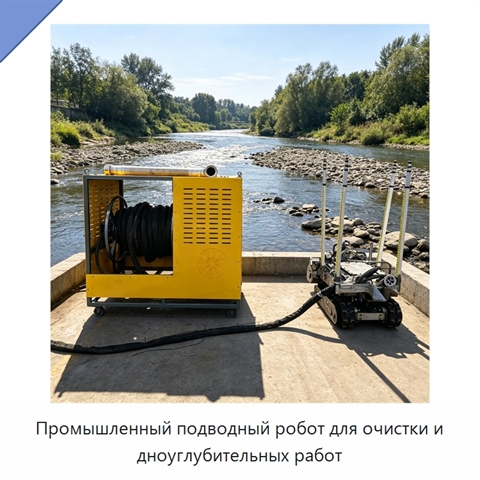 Промышленный подводный робот для очистки и дноуглубительных работ