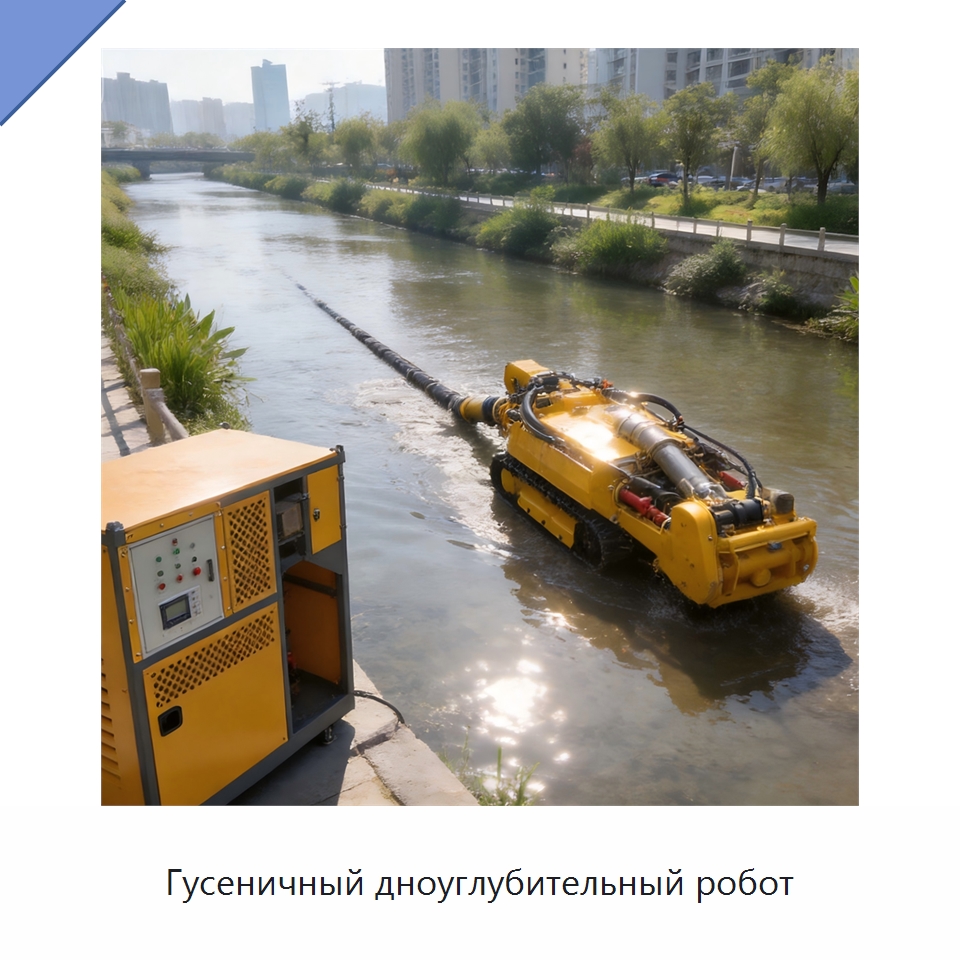 Гусеничный дноуглубительный робот — Горнодобывающее оборудование