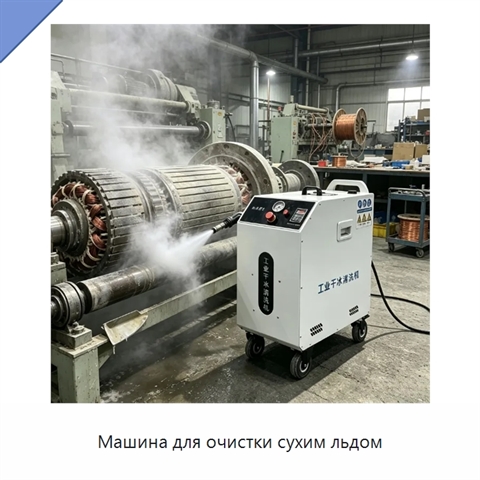 Машина для очистки сухим льдом
