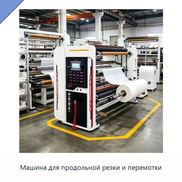 Машина для продольной резки и перемотки — Бумагообрабатывающее оборудование