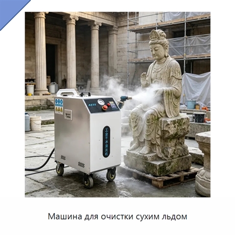 Машина для очистки сухим льдом