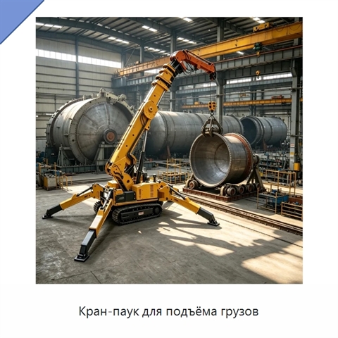 Кран-паук для подъёма грузов