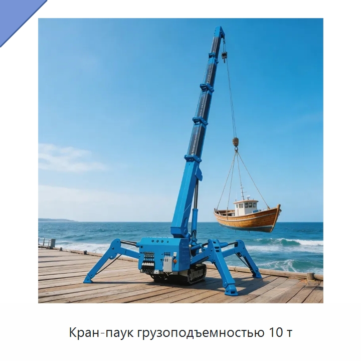 Кран-паук грузоподъемностью 10 т — Краны