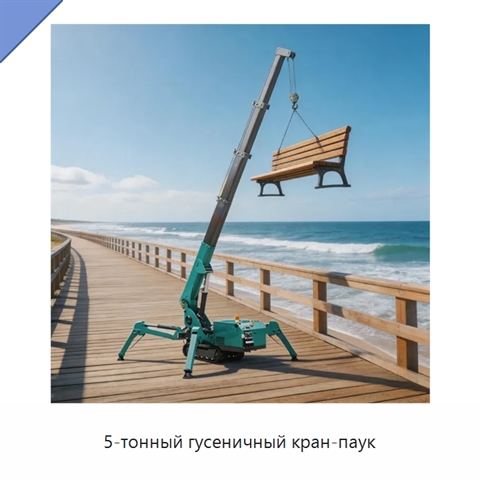 5-тонный гусеничный кран-паук