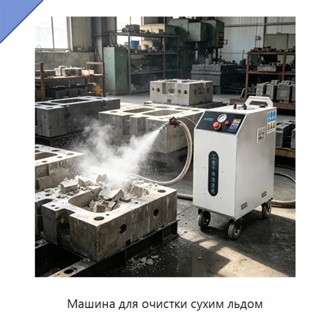 Машина для очистки сухим льдом
