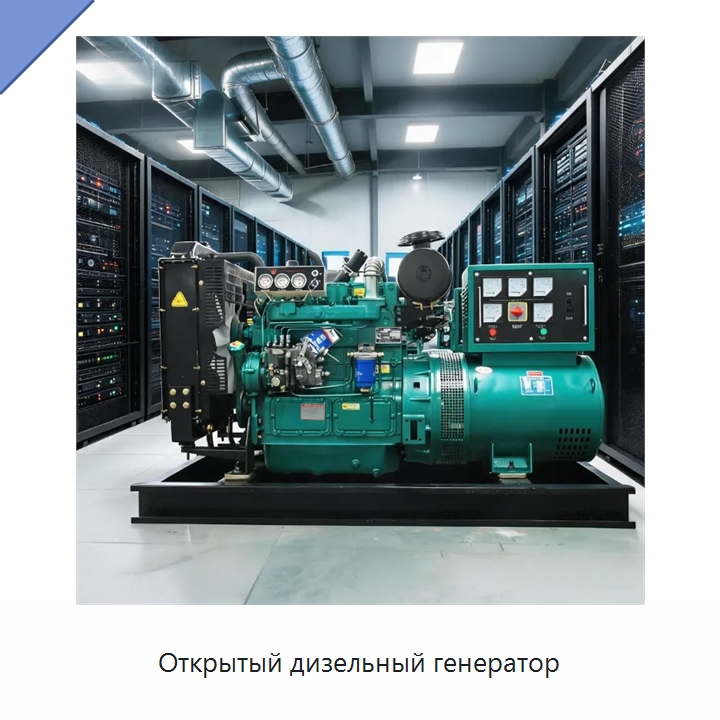Открытый дизельный генератор — Генерация электроэнергии