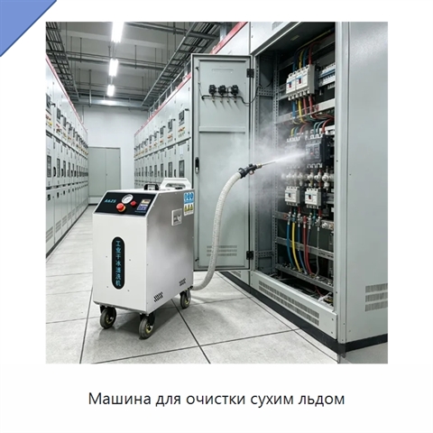 Машина для очистки сухим льдом